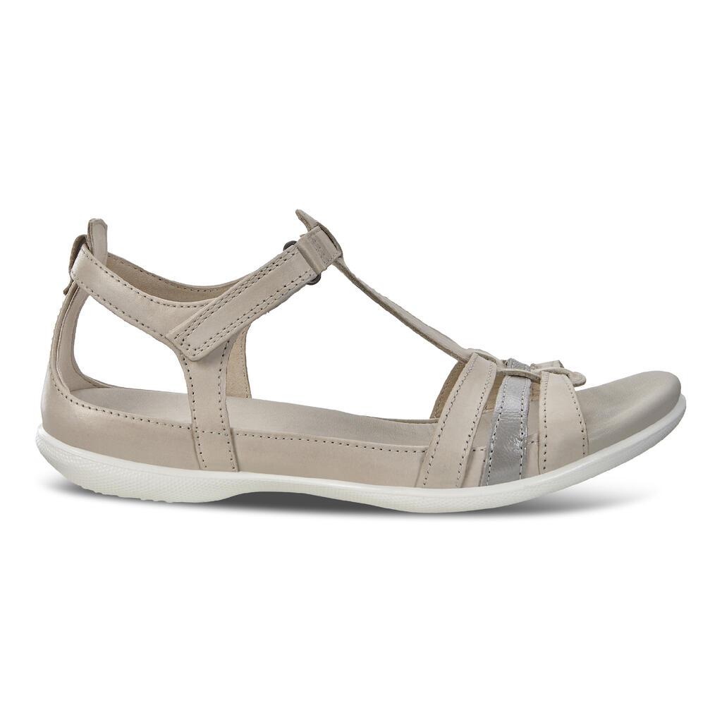 Sandales Ecco Flash T-Strap Femme Grise 5632-EOBJS